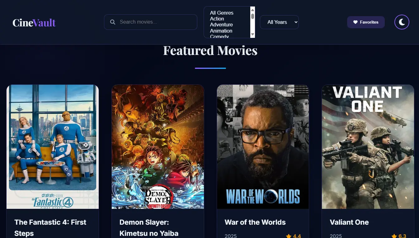 Movie App Design 1